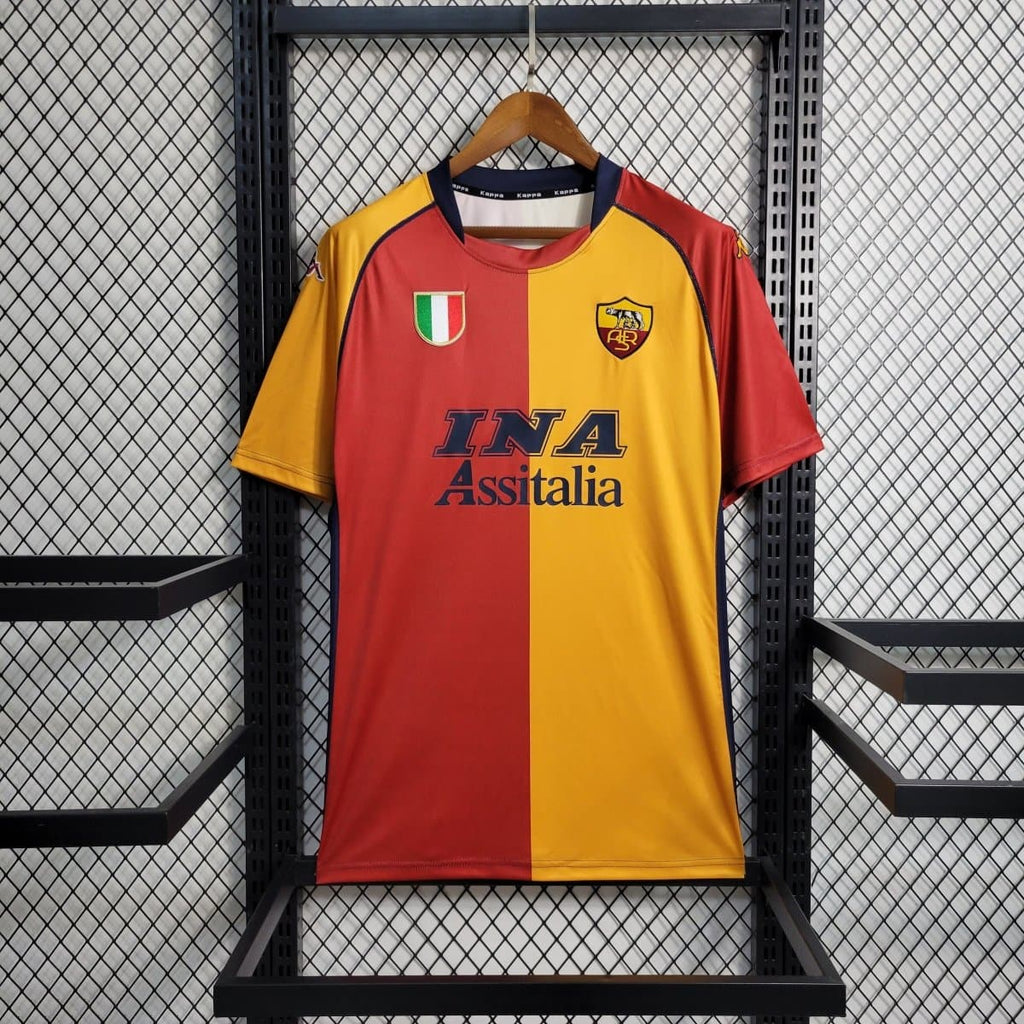 AS Roma 2001-2002 Home Retro Jersey