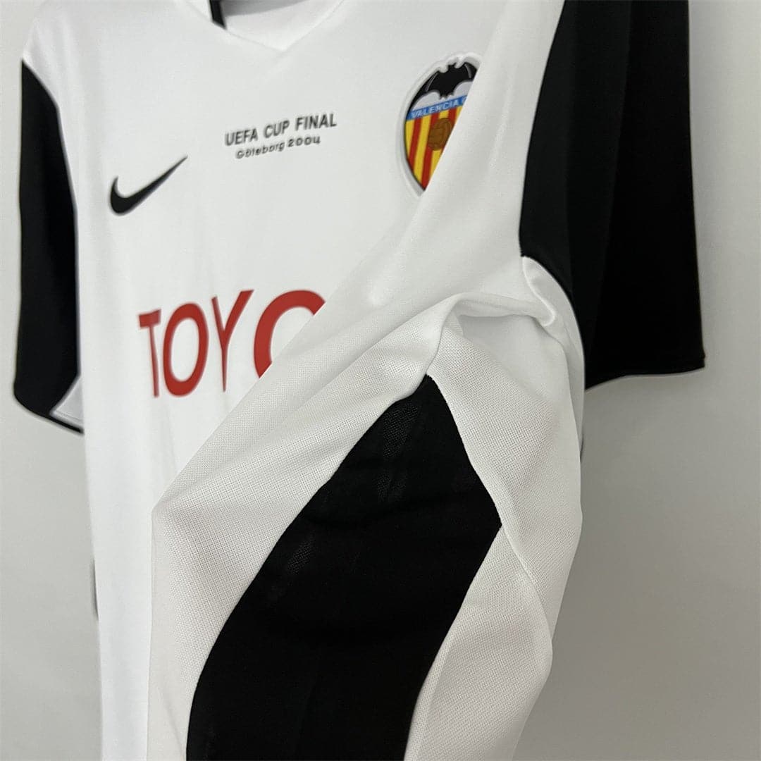 Valencia 2003-04 Home Retro Football Shirt