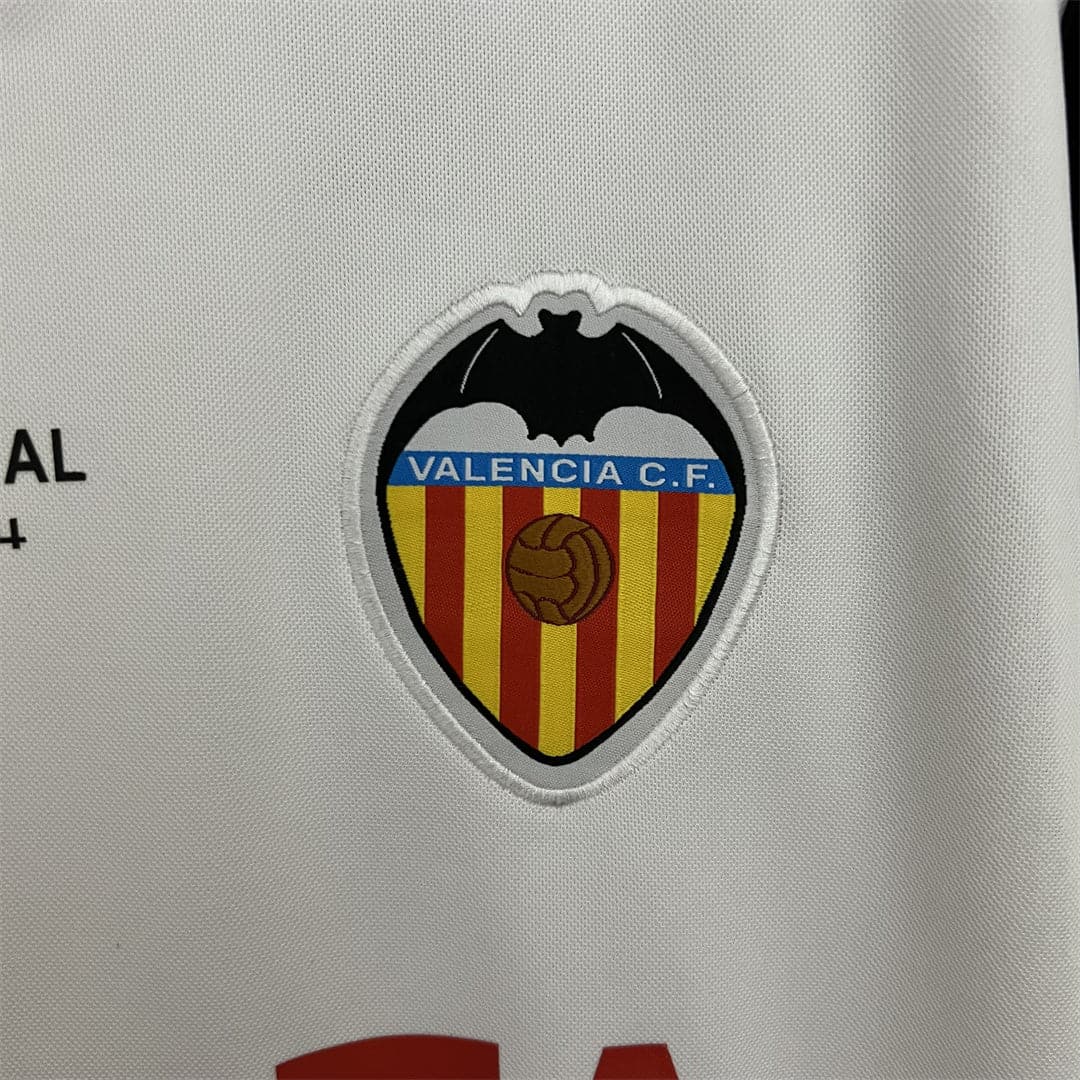 Valencia 2003-04 Home Retro Football Shirt