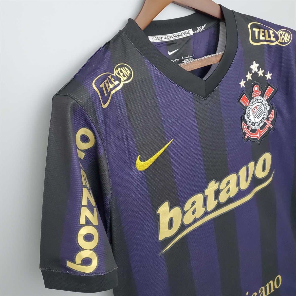 Corinthians 2009-10 Away Retro Football Shirt