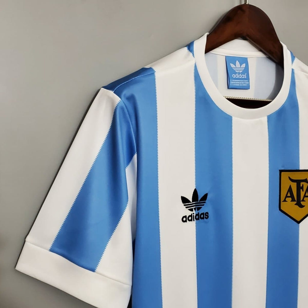 Argentina 1978 Home Retro Football Shirt