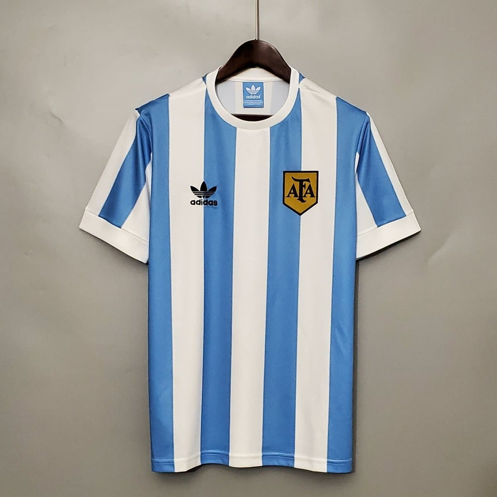 Argentina 1978 Home Retro Football Shirt