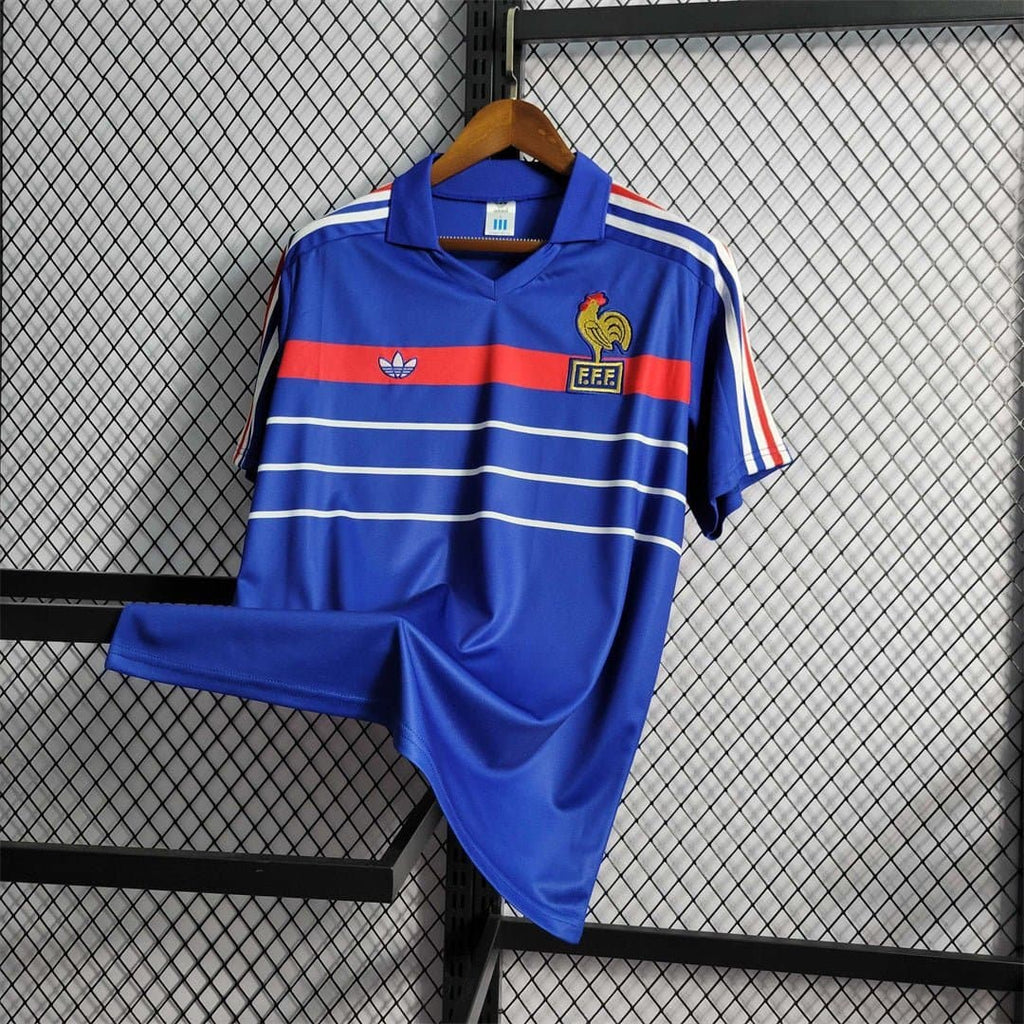 France 1984 Home Retro Football Jersey