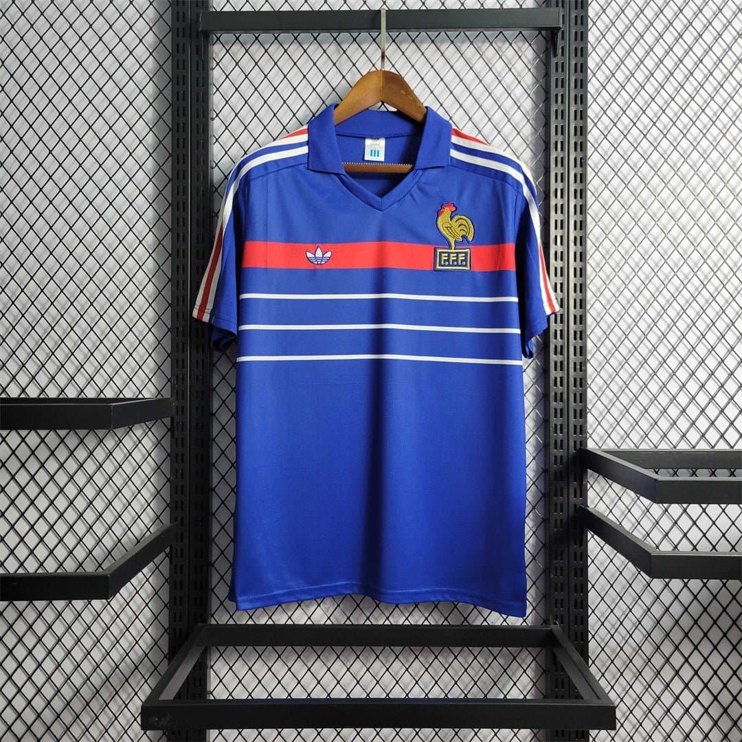 France 1984 Home Retro Football Jersey