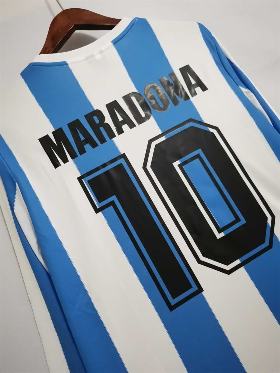 Argentina 1986 Home Retro Football Jersey