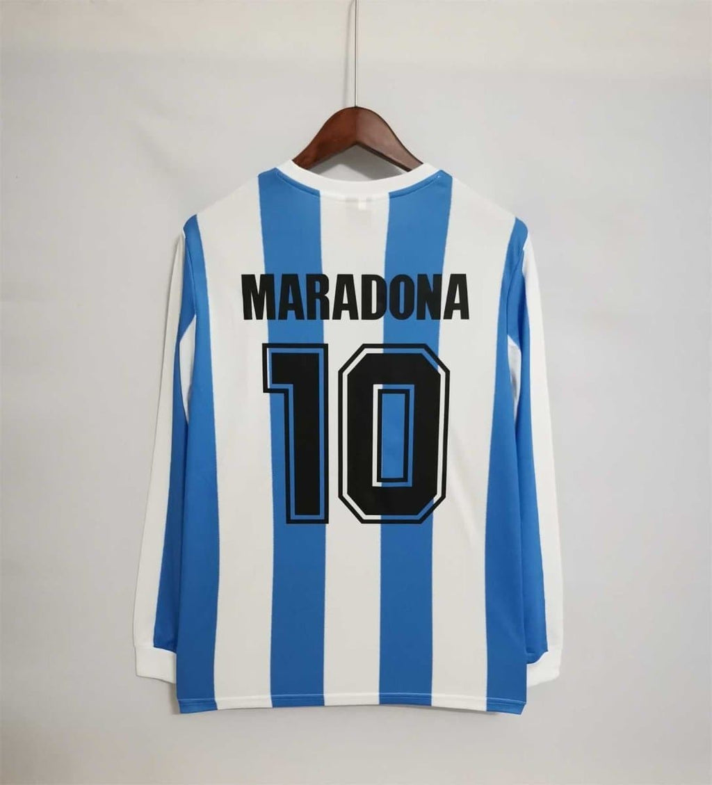 Argentina 1986 Home Retro Football Jersey