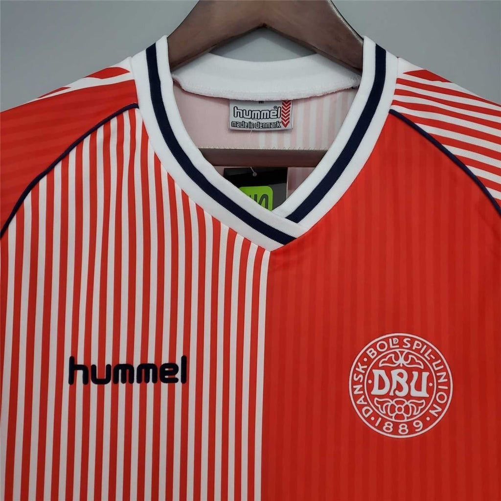 Denmark 1986 Retro Football Jersey