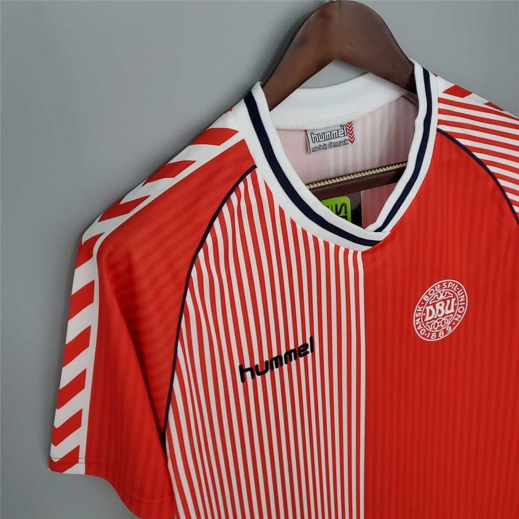 Denmark 1986 Retro Football Jersey