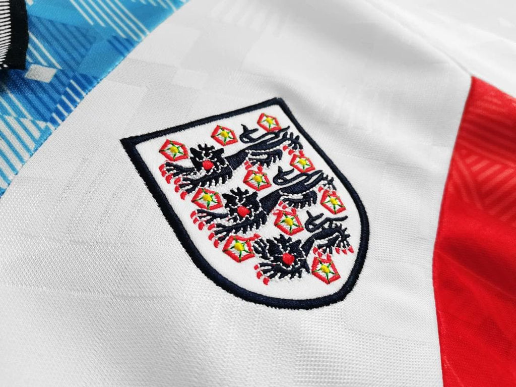 England 1990 Retro Home Football Jersey