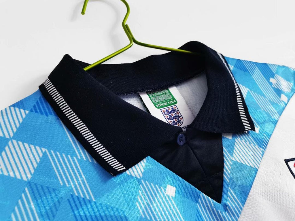 England 1990 Retro Home Football Jersey
