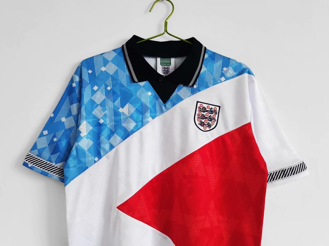 England 1990 Retro Home Football Jersey