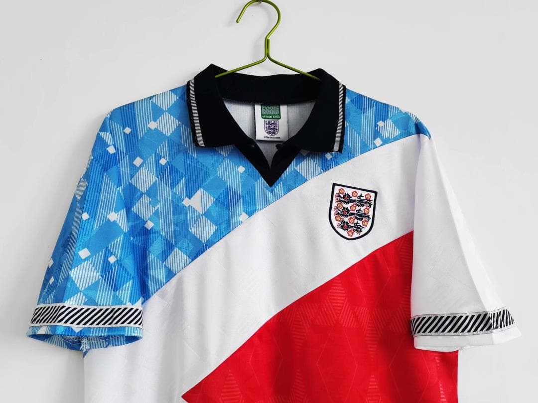 England 1990 Retro Home Football Jersey