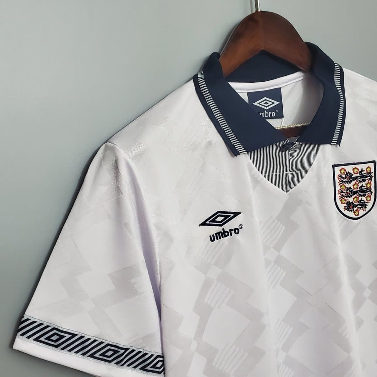 England 1990 Home Retro Football Jersey