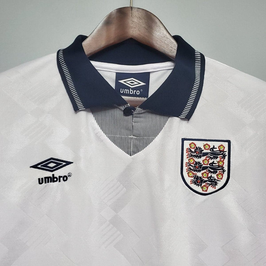 England 1990 Home Retro Football Jersey