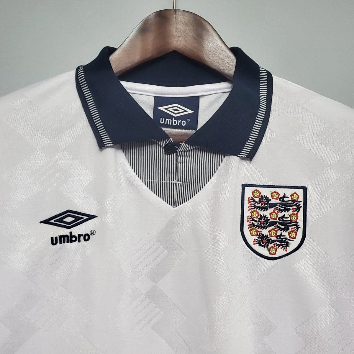 England 1990 Home Retro Football Jersey