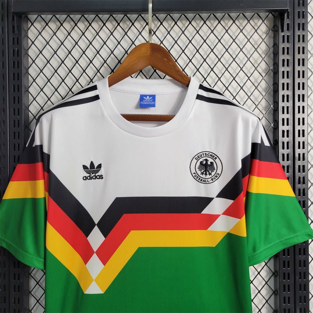 Germany 1990 Retro Away Football Jersey