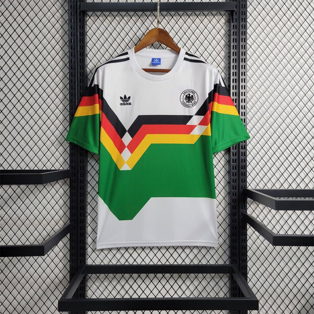 Germany 1990 Retro Away Football Jersey