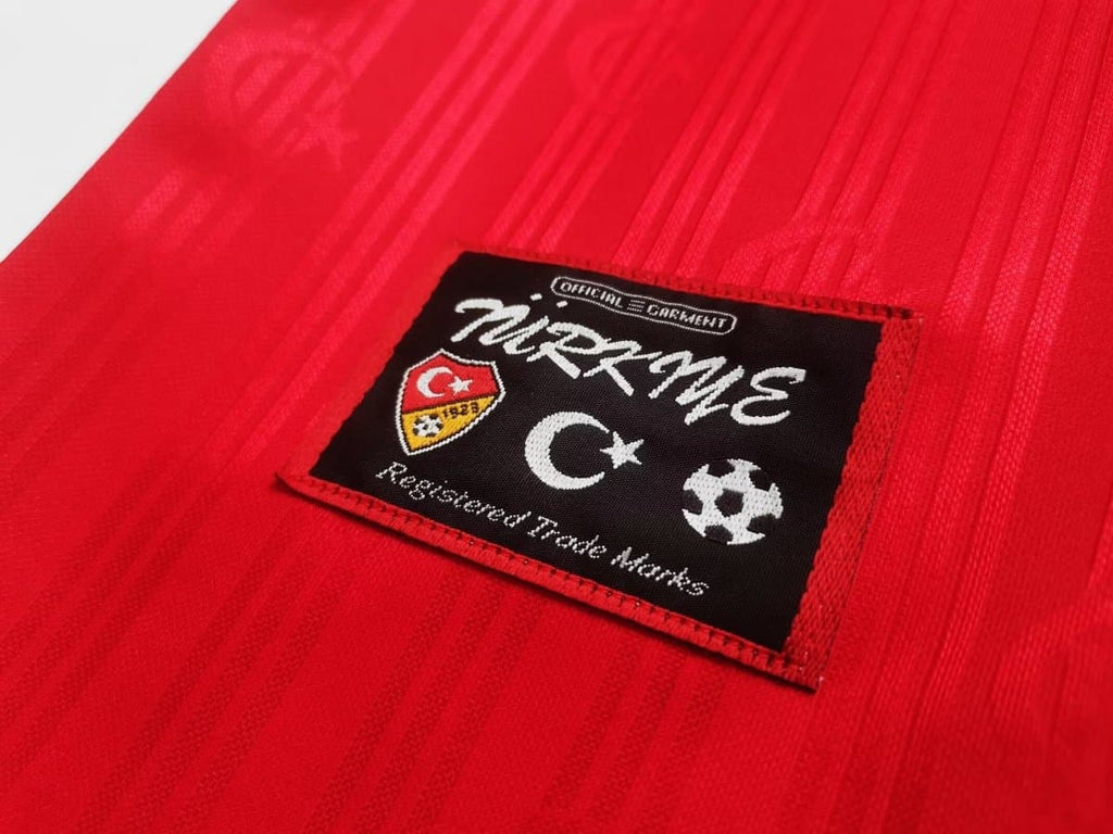 Turkey 1990 Home Retro Football Jersey