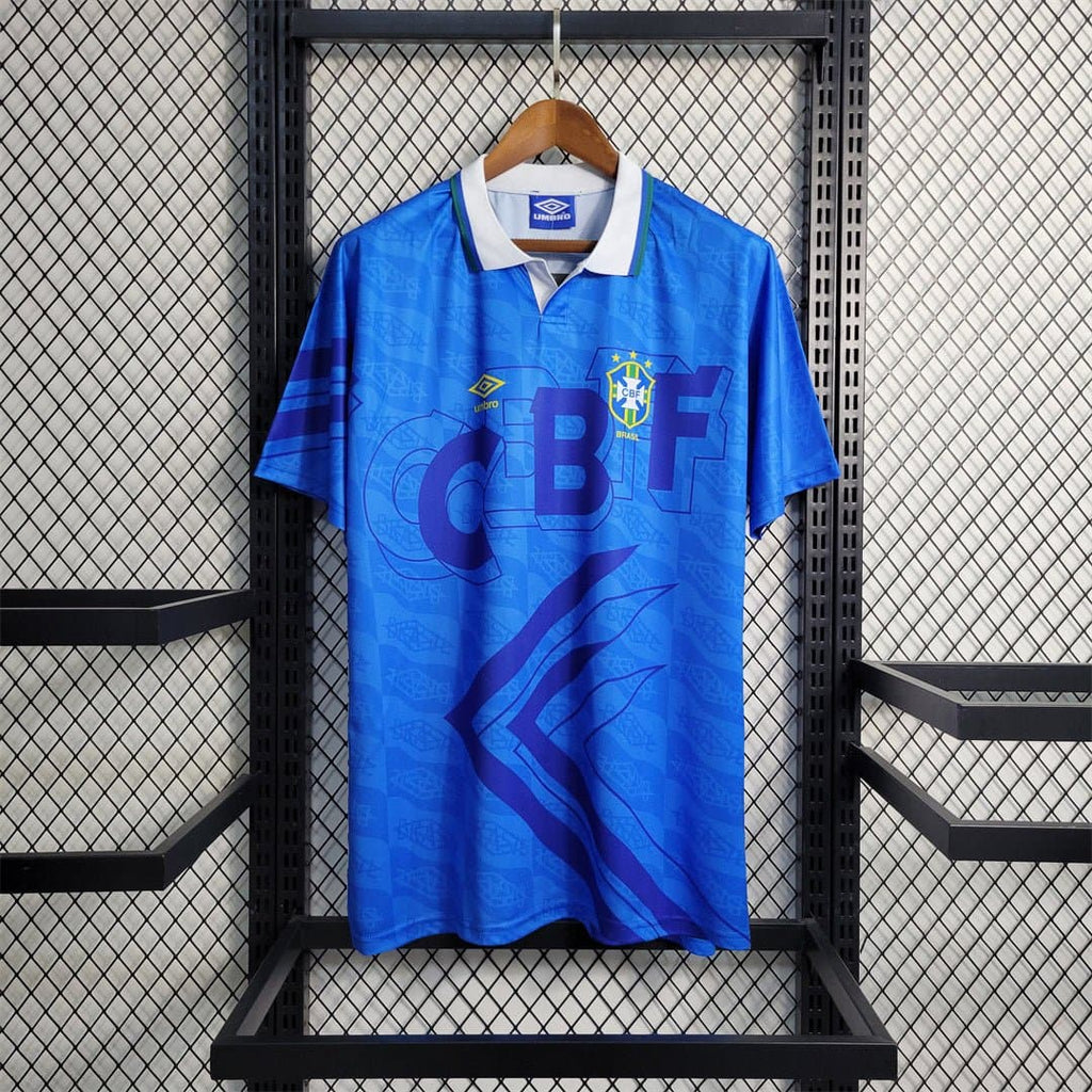 Brazil 1992 Away Retro Football Jersey