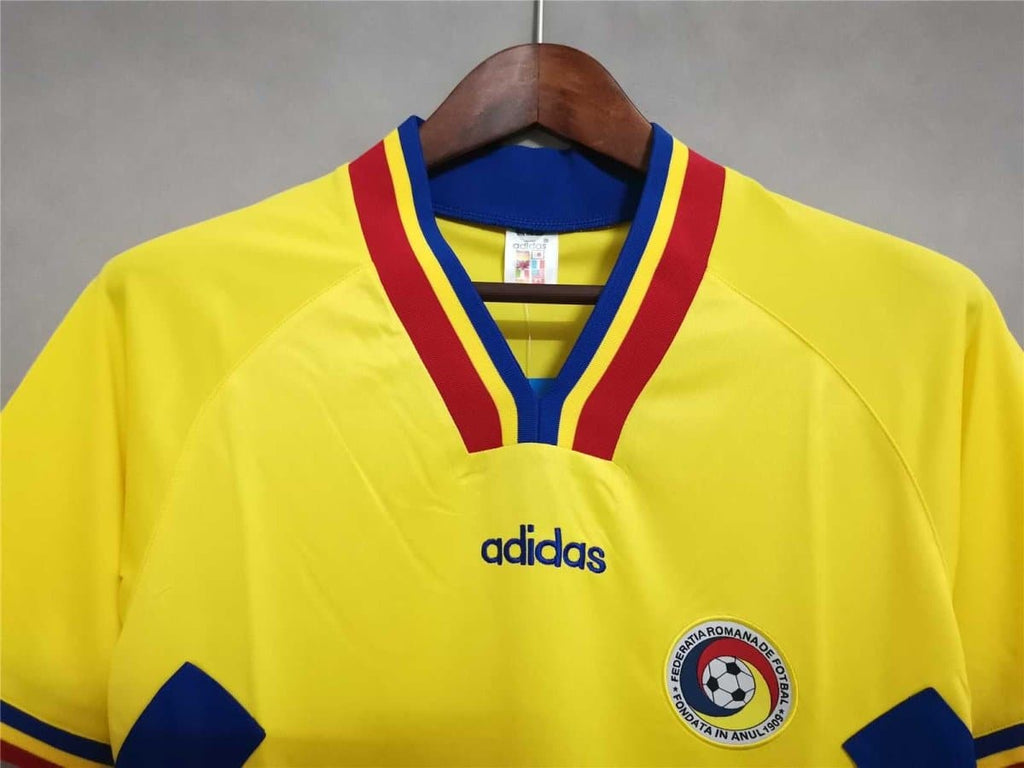 Romania 1994 Home Retro Football Jersey