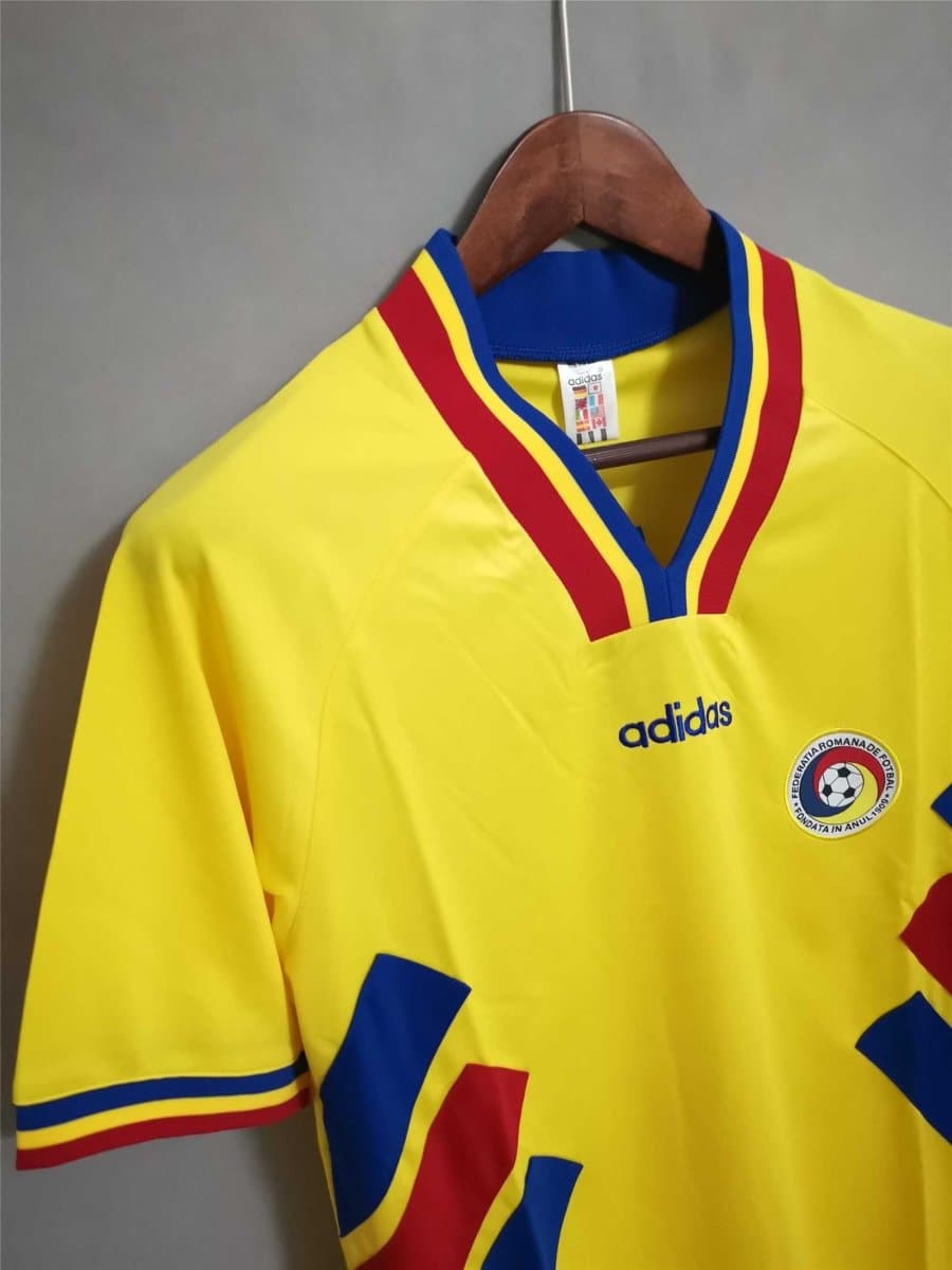 Romania 1994 Home Retro Football Jersey