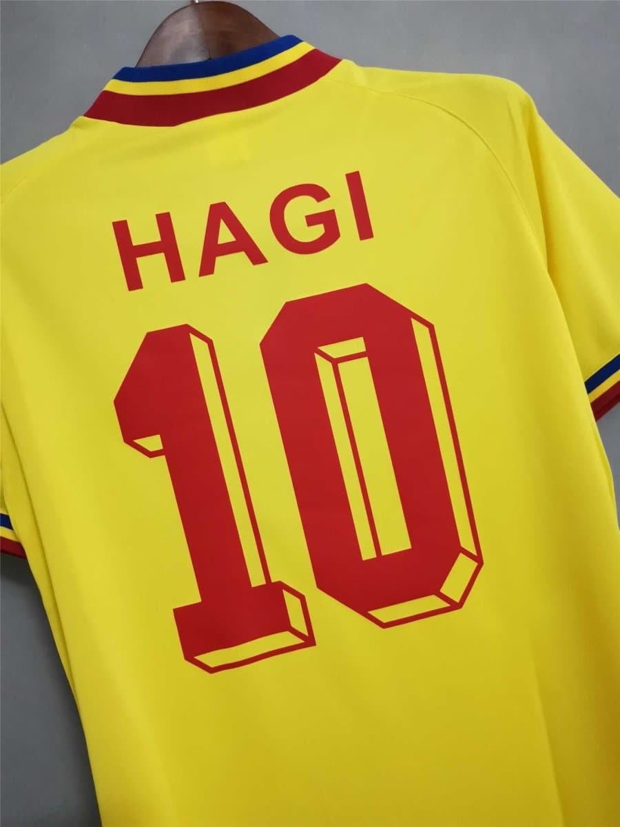 Romania 1994 Home Retro Football Jersey