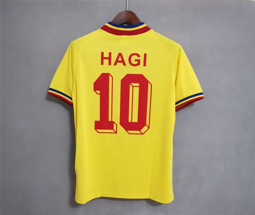 Romania 1994 Home Retro Football Jersey