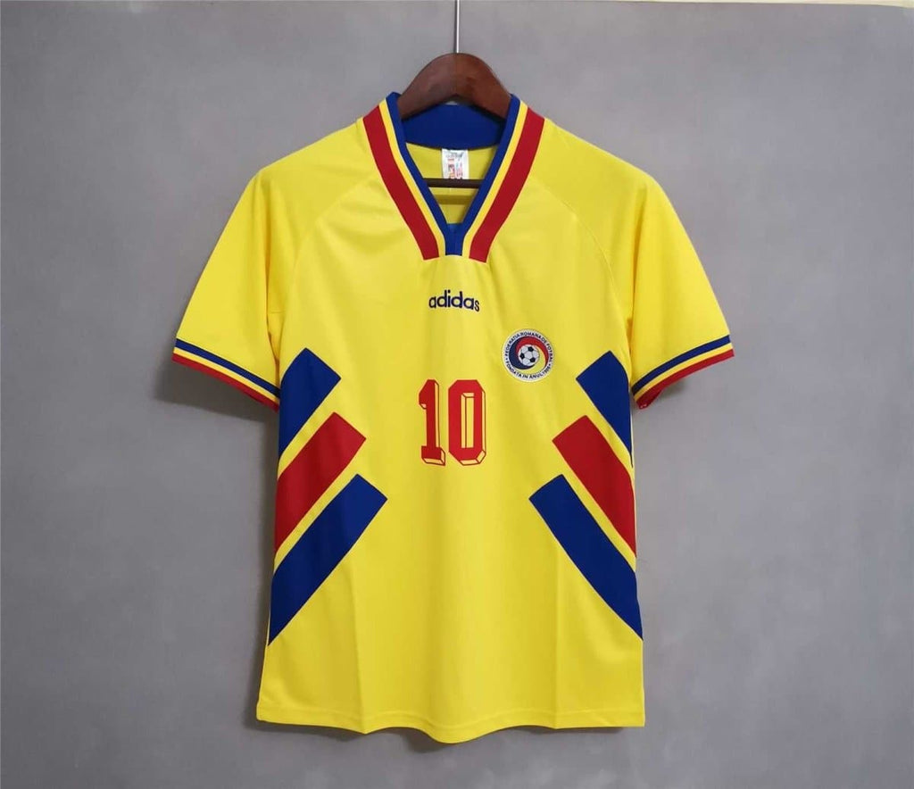 Romania 1994 Home Retro Football Jersey