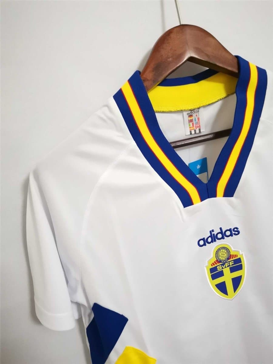 Sweden 1994 Away Retro Football Jersey
