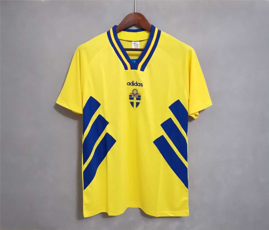 Sweden 1994 Home Retro Football Jersey