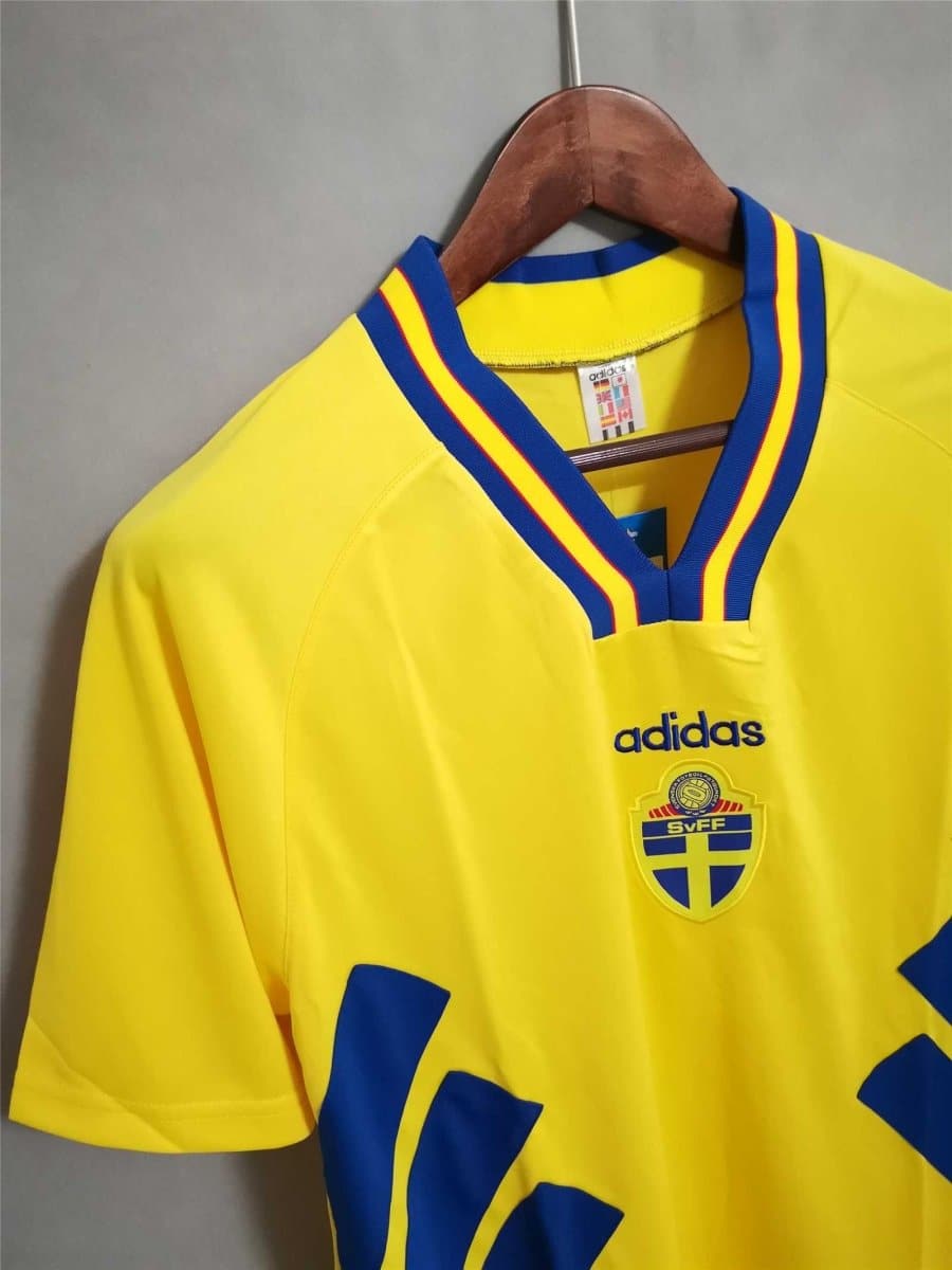 Sweden 1994 Home Retro Football Jersey