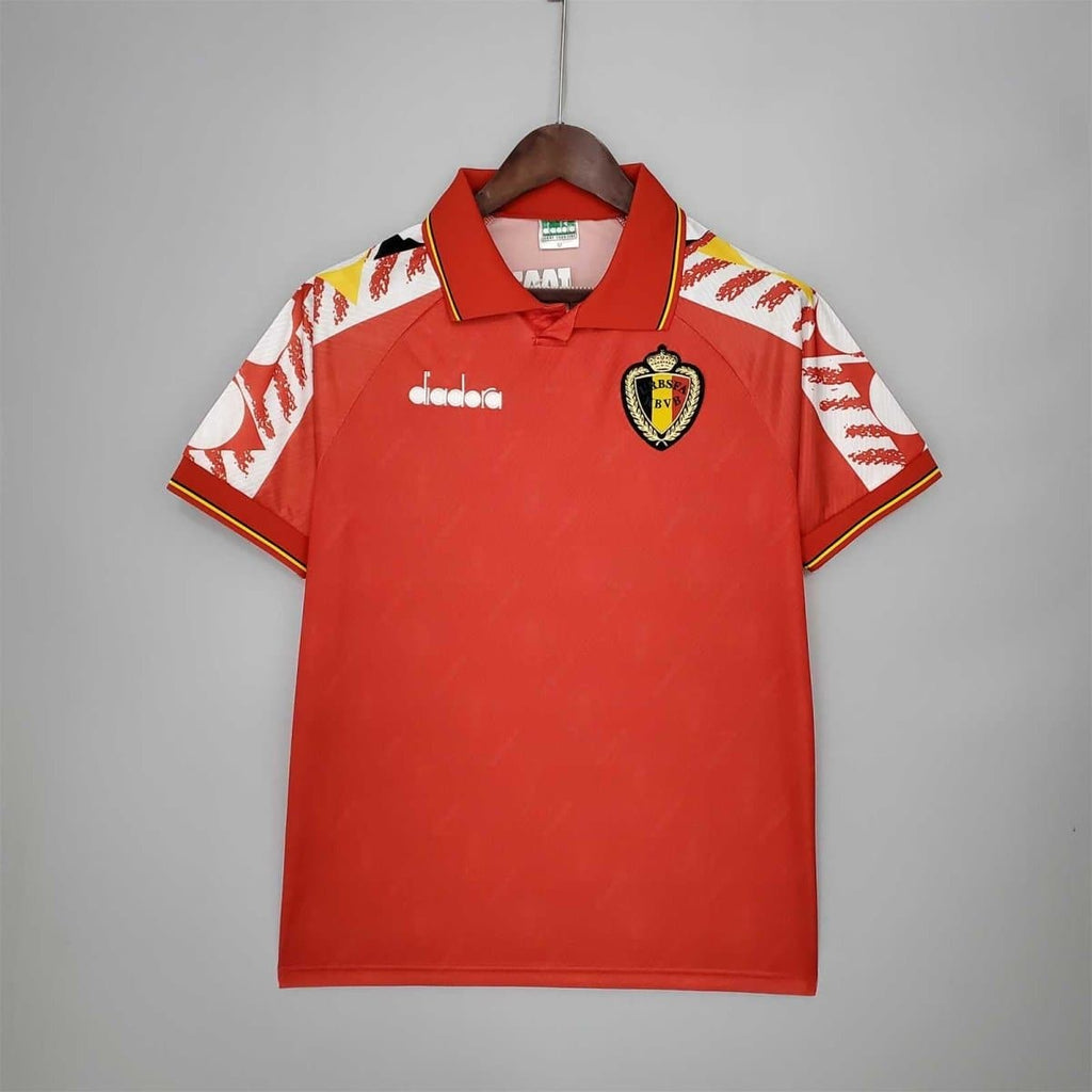 Belgium 1995 Home Retro Football Shirt