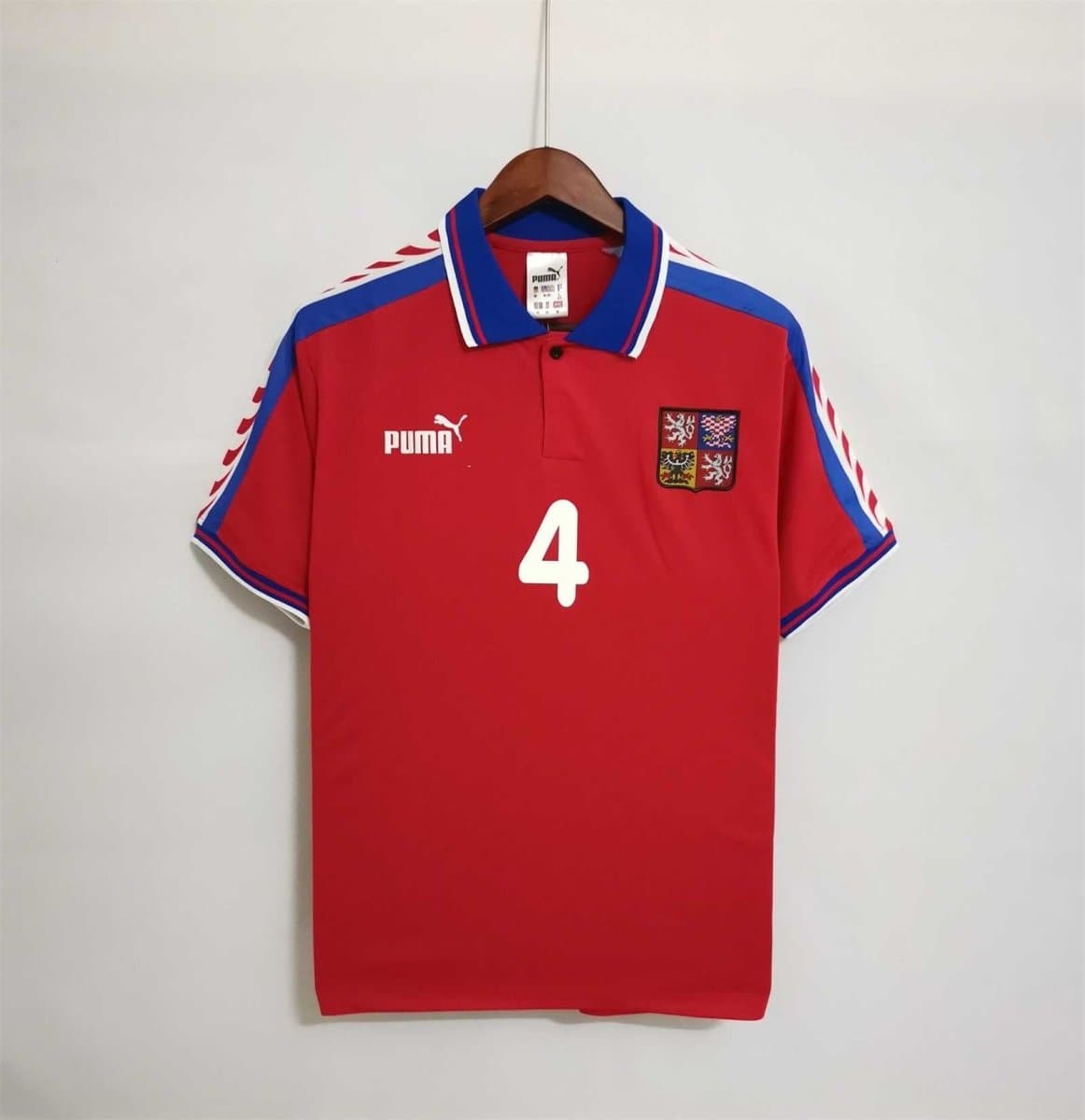 Czech Republic 1996 Home Football Jersey