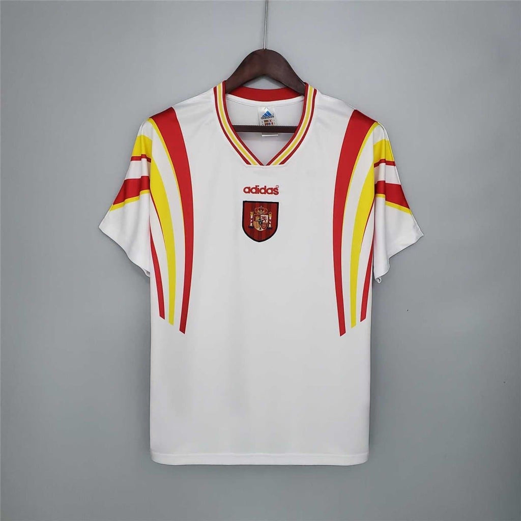 Spain 1996 Away Retro Football Jersey