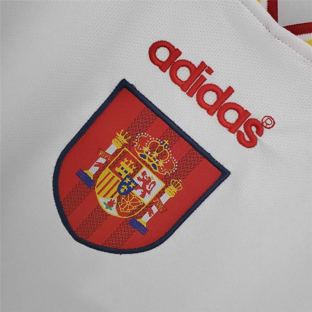 Spain 1996 Away Retro Football Jersey