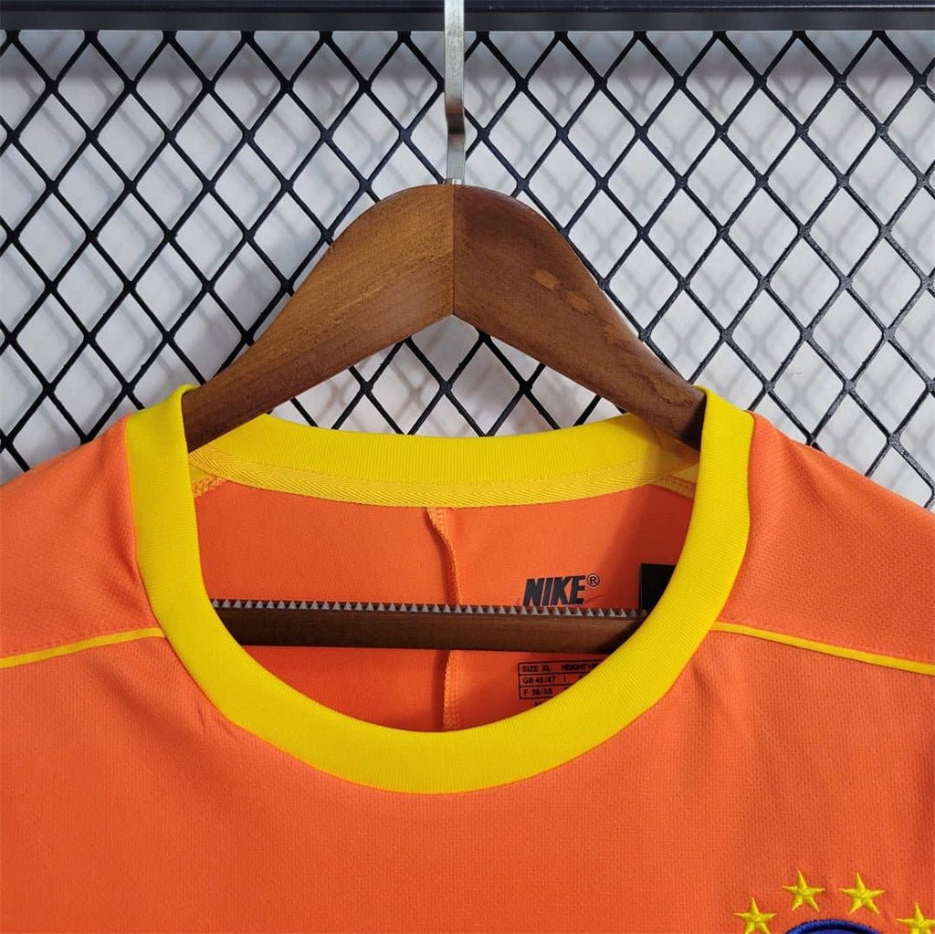 Brazil 1998 Goalkeeper Retro Football Jersey