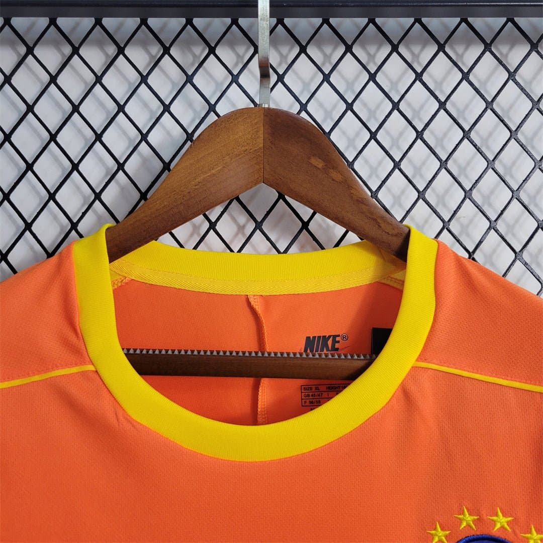 Brazil 1998 Goalkeeper Retro Football Jersey