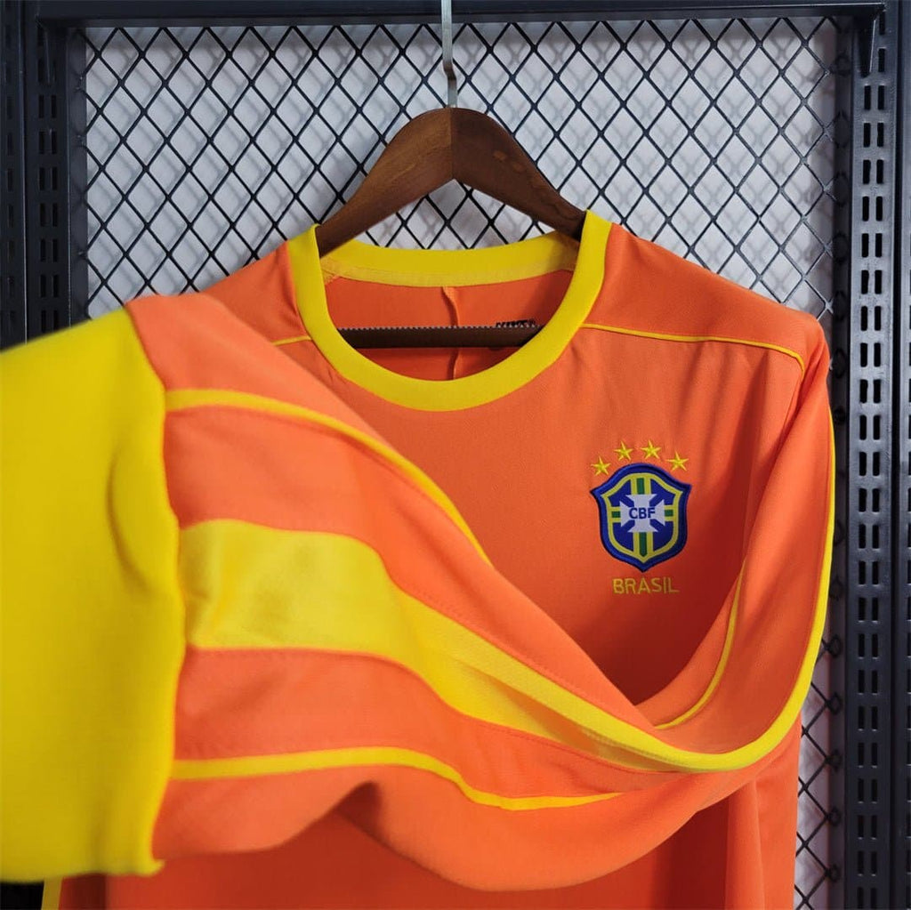 Brazil 1998 Goalkeeper Retro Football Jersey