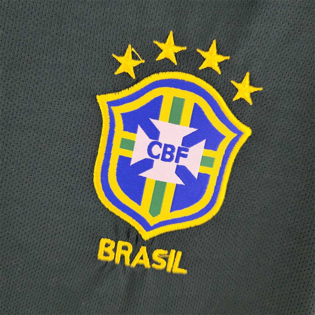 Brazil 1998 Goalkeeper Retro Football Jersey
