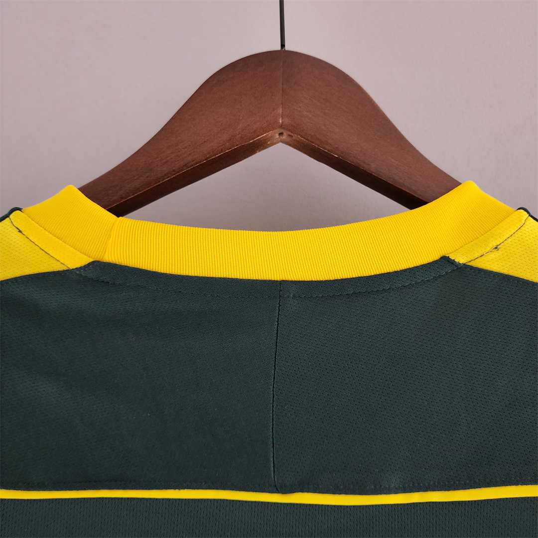 Brazil 1998 Goalkeeper Retro Football Jersey