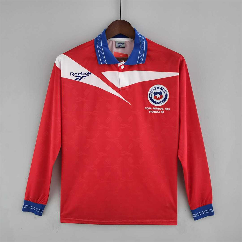 Chile 1998 Home Retro Football Jersey