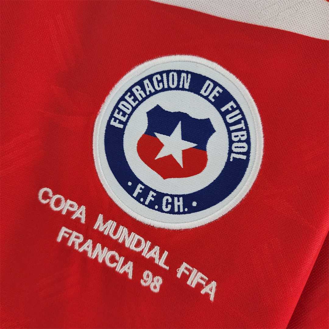 Chile 1998 Home Retro Football Jersey