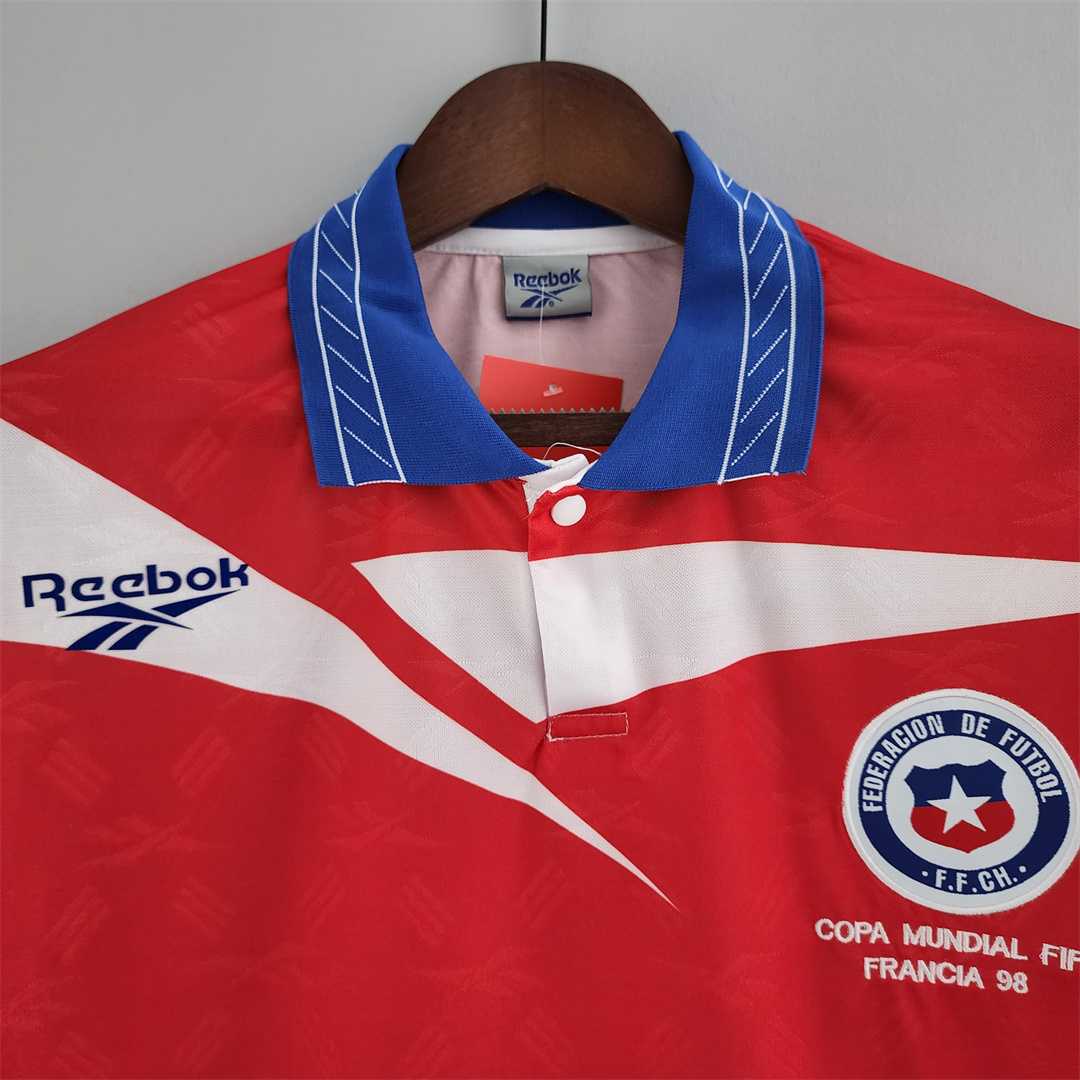 Chile 1998 Home Retro Football Jersey