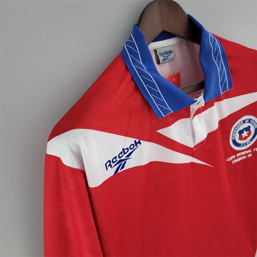Chile 1998 Home Retro Football Jersey