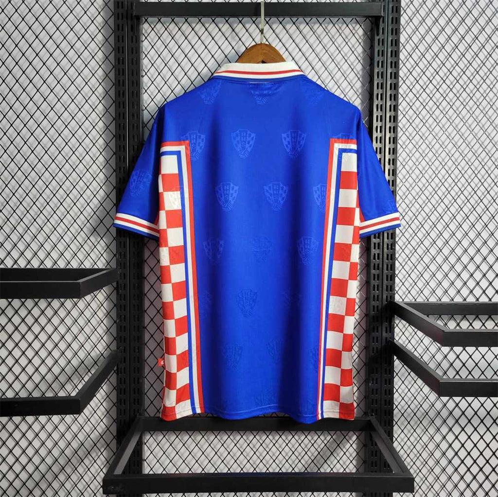 Croatia 1998 Away Retro Football Jersey