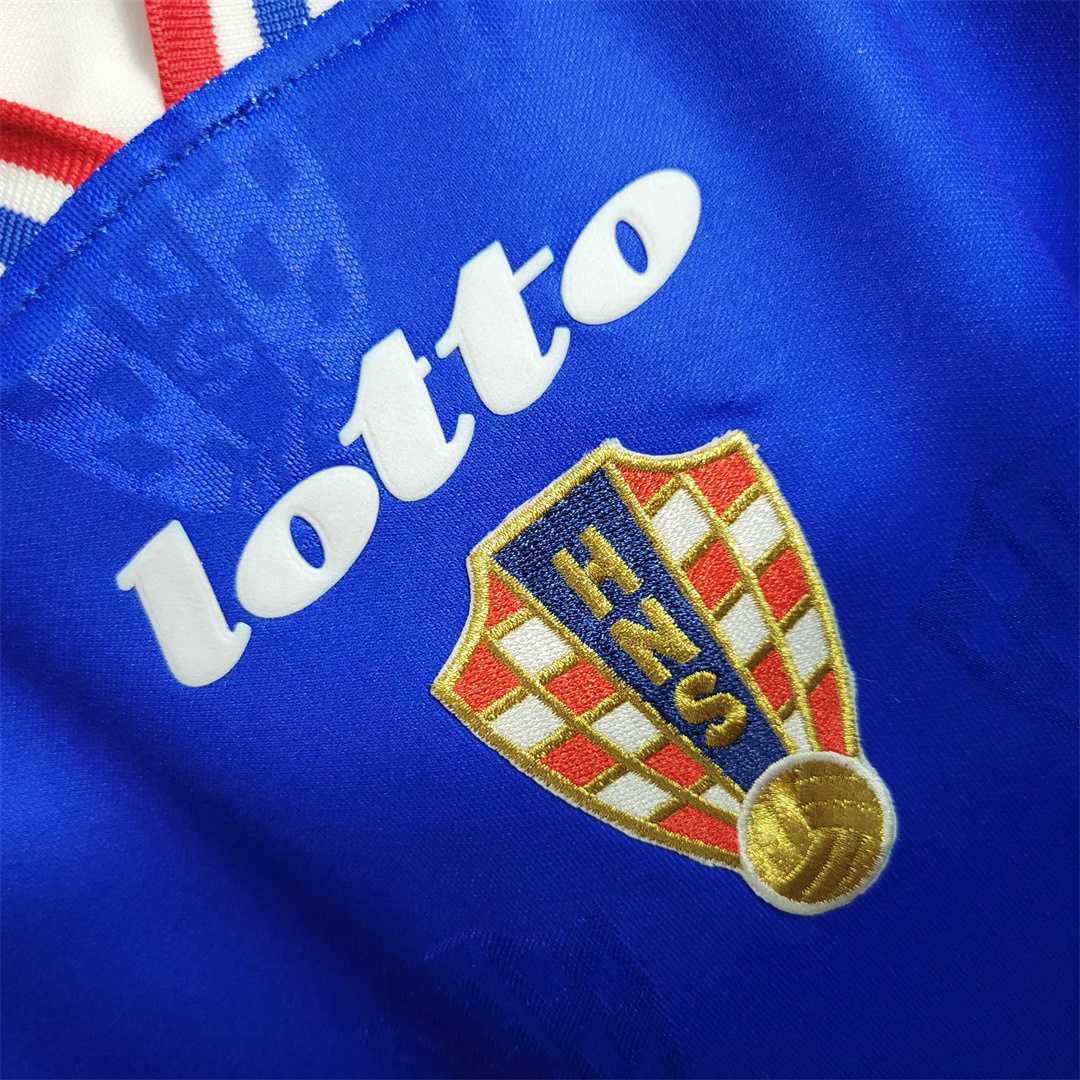 Croatia 1998 Away Retro Football Jersey