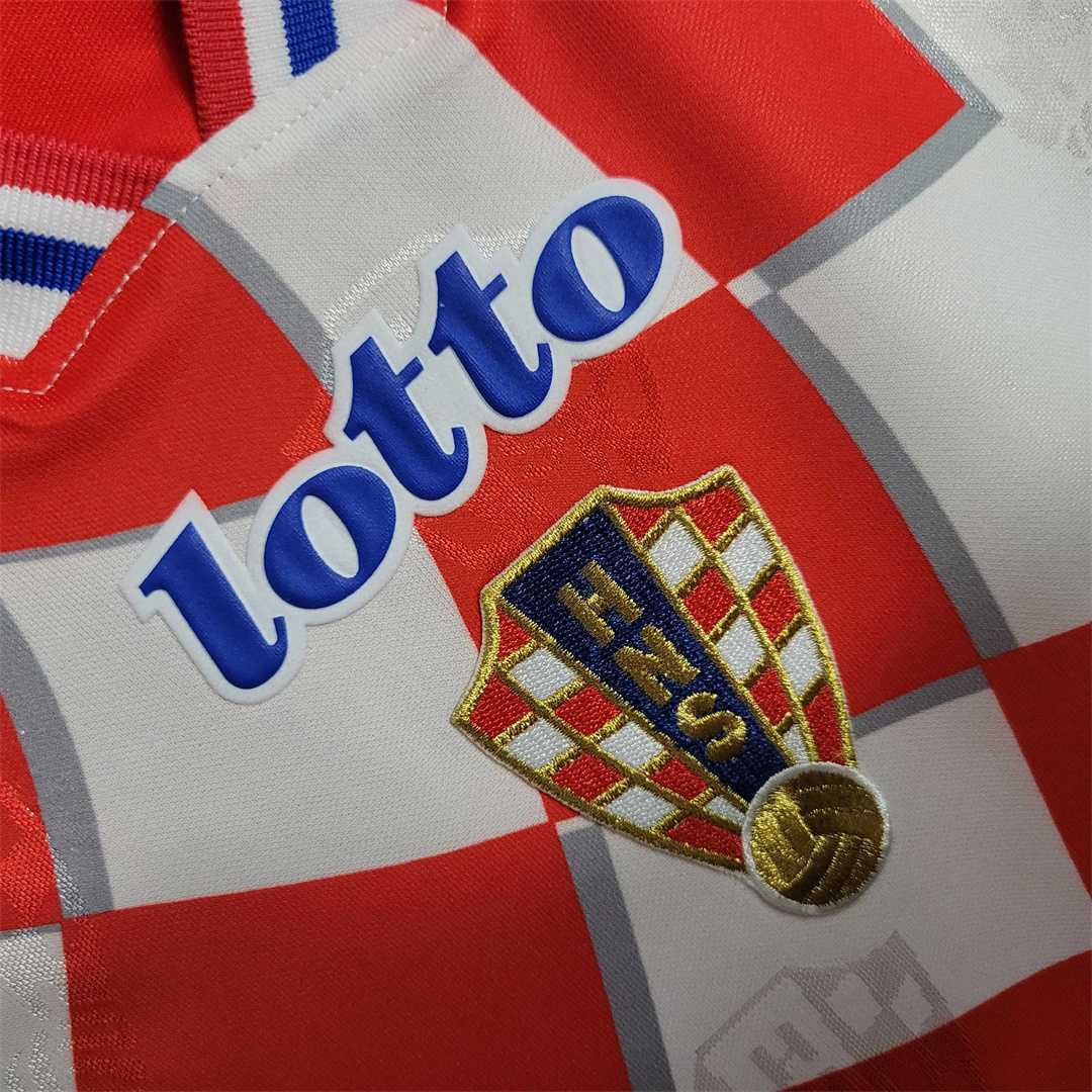Croatia 1998 Home Football Jersey