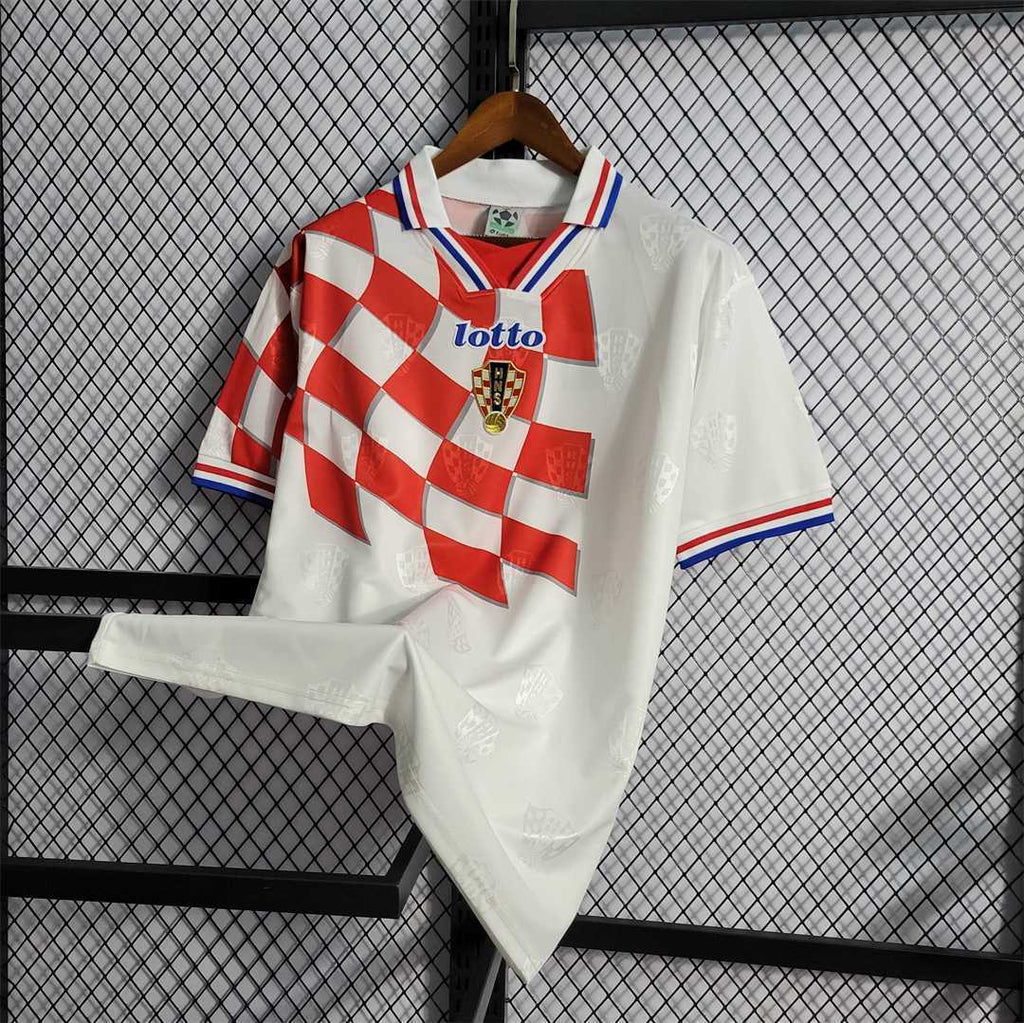 Croatia 1998 Home Football Jersey
