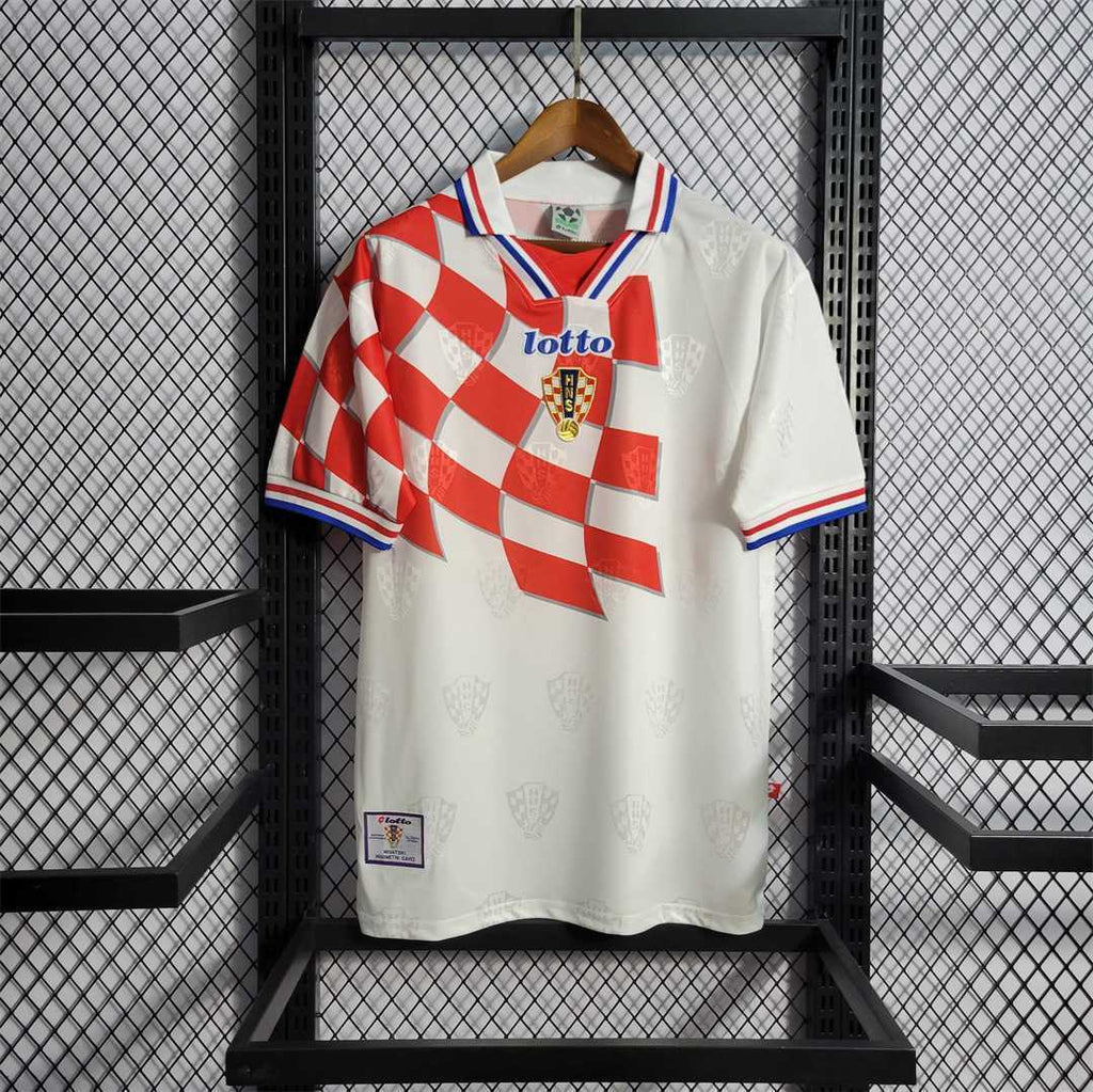 Croatia 1998 Home Football Jersey