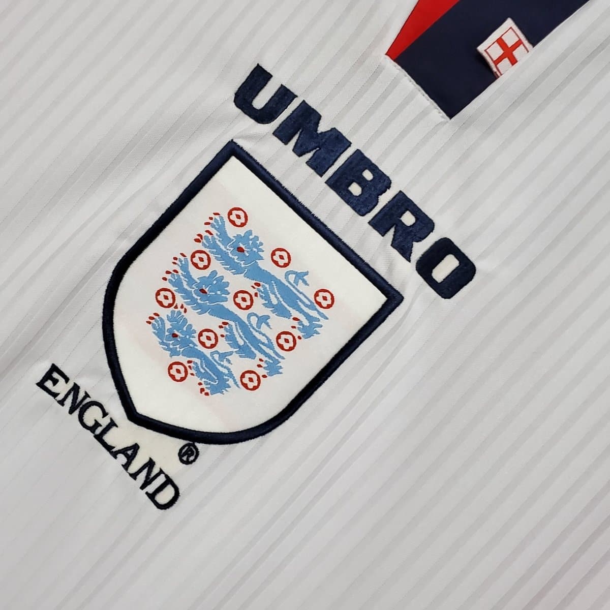 England 1998 Retro Long Sleeve Jersey